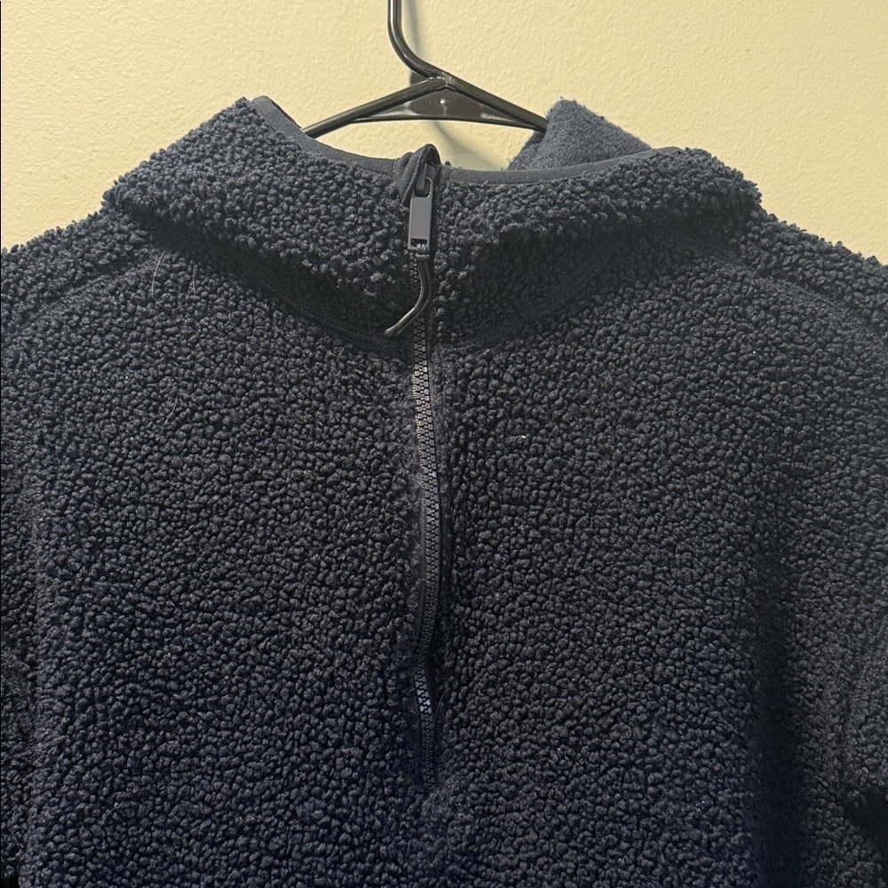Old Navy Navy Blue Sherpa Jacket - Picture 4 of 8